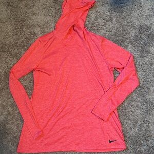 Nike Women's Coral Hoodie Shirt